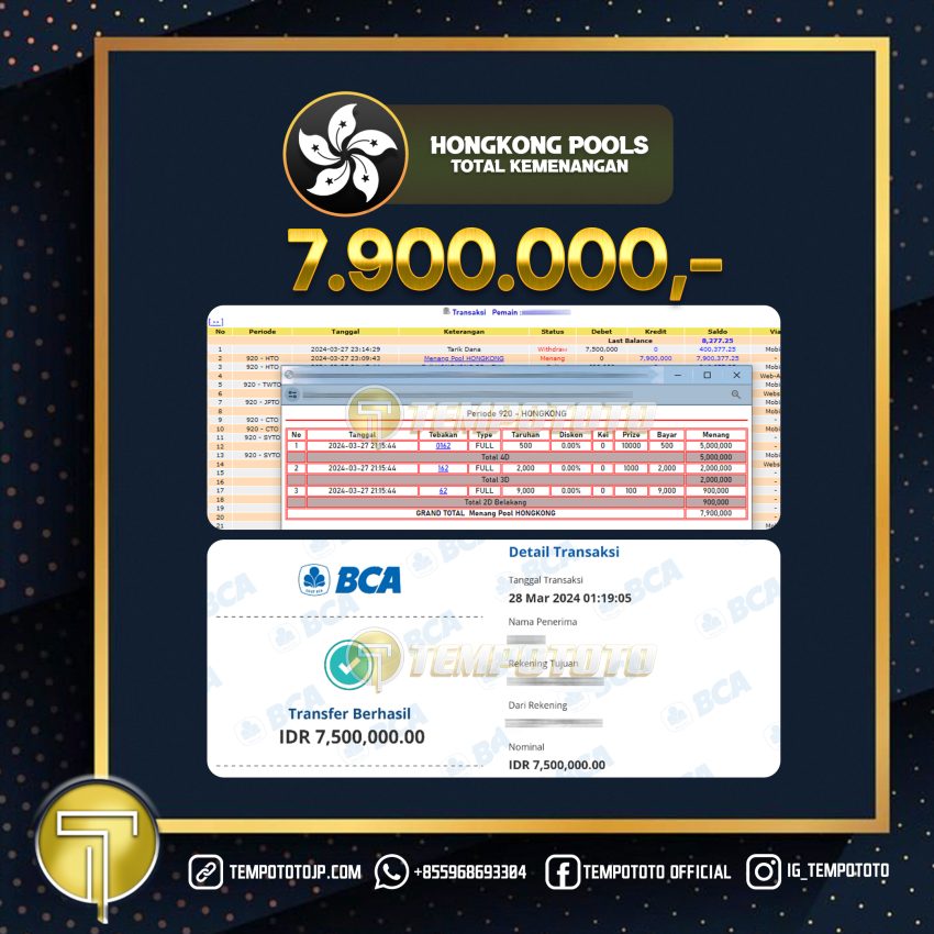 BUKTI JP TEMPOTOTO TOGEL