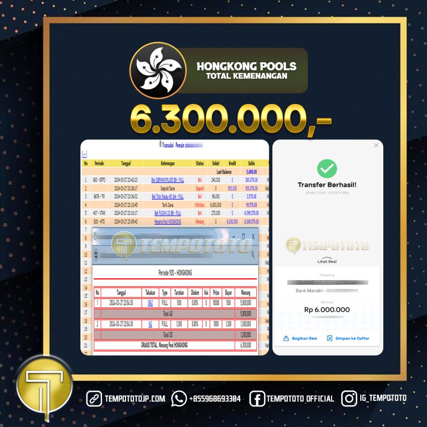 BUKTI JP TEMPOTOTO TOGEL
