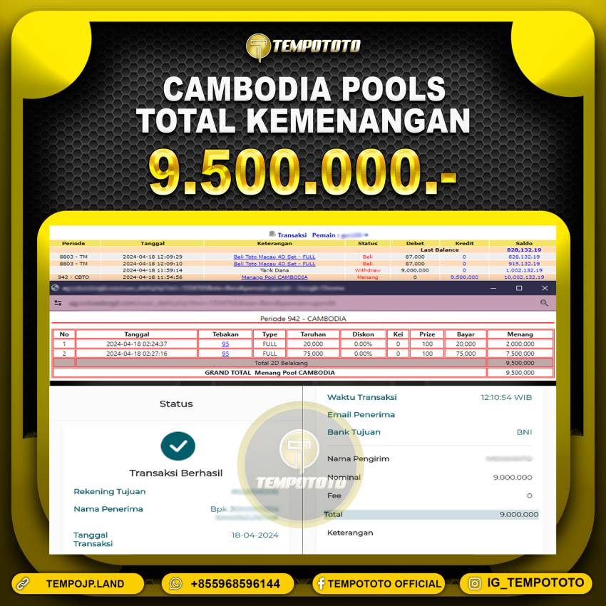 BUKTI JP TEMPOTOTO TOGEL