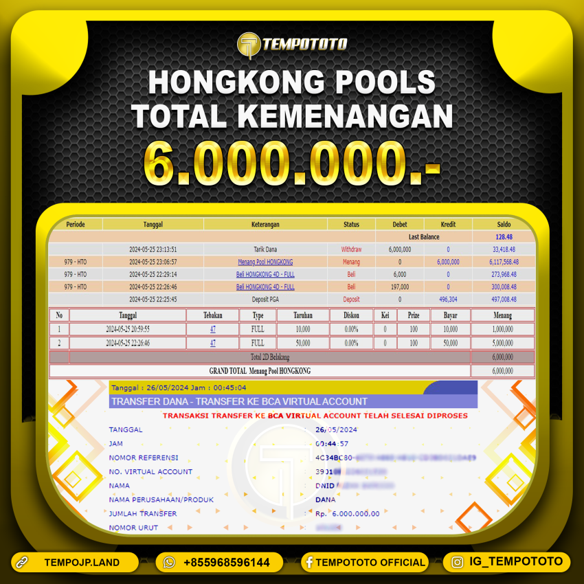 BUKTI JP TEMPOTOTO TOGEL