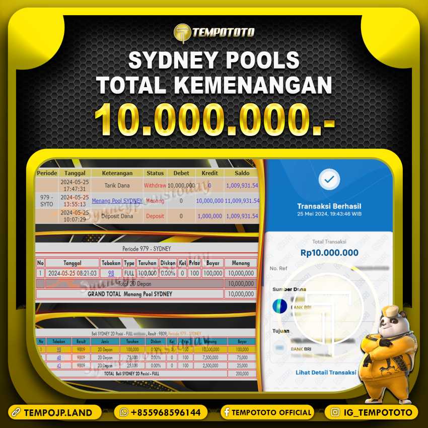 BUKTI JP TEMPOTOTO TOGEL