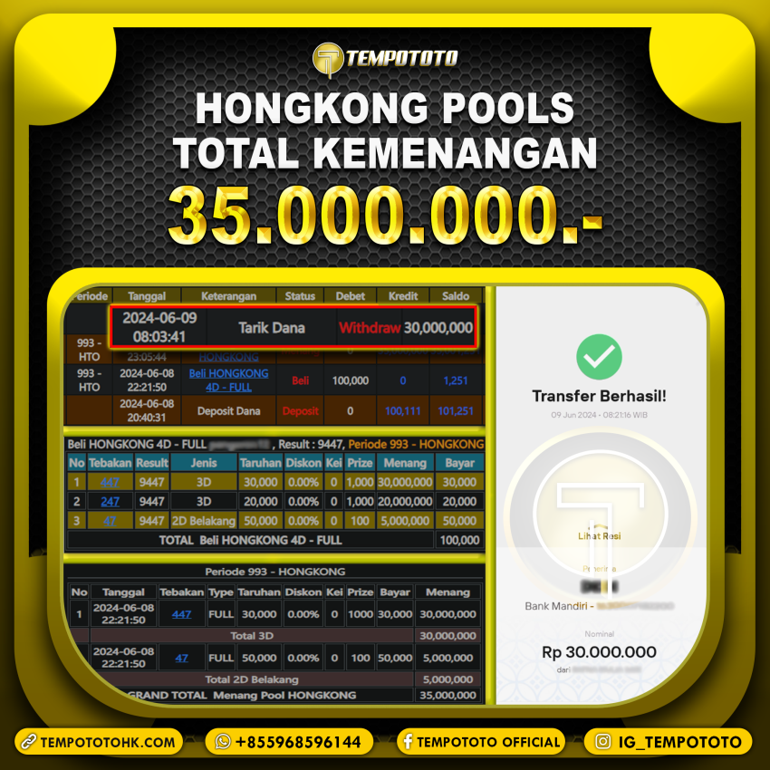 BUKTI JP TEMPOTOTO TOGEL