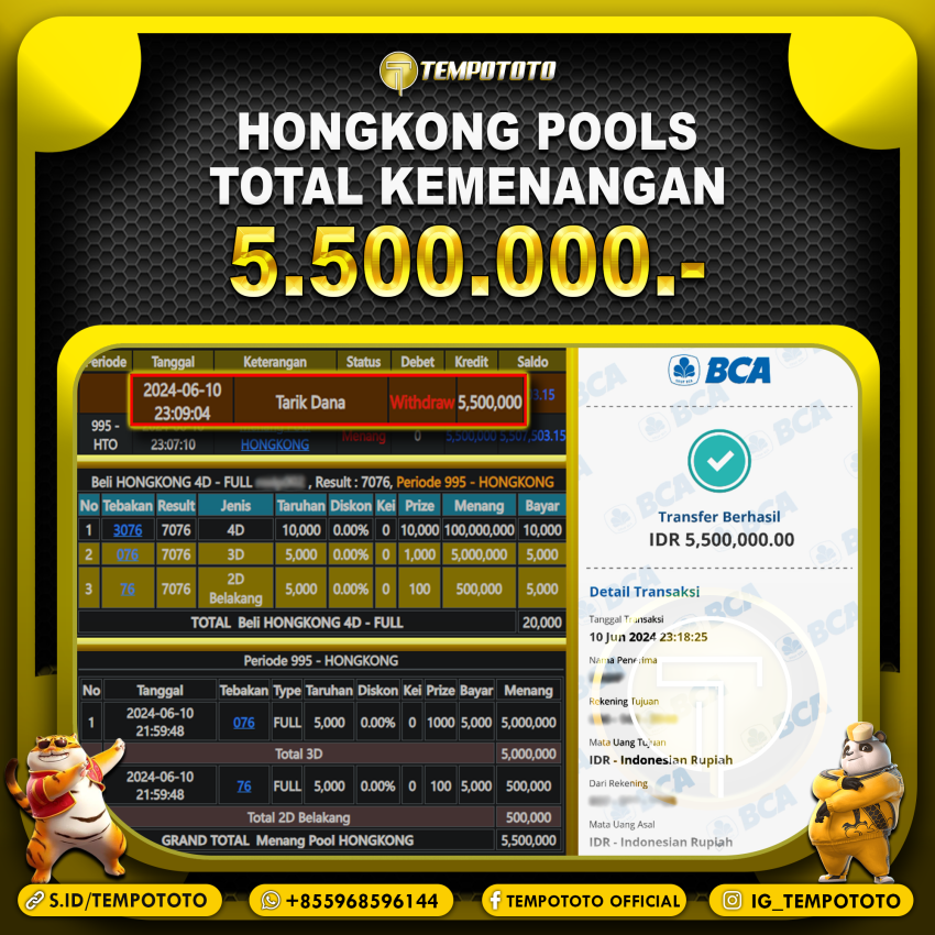 BUKTI JP TEMPOTOTO TOGEL