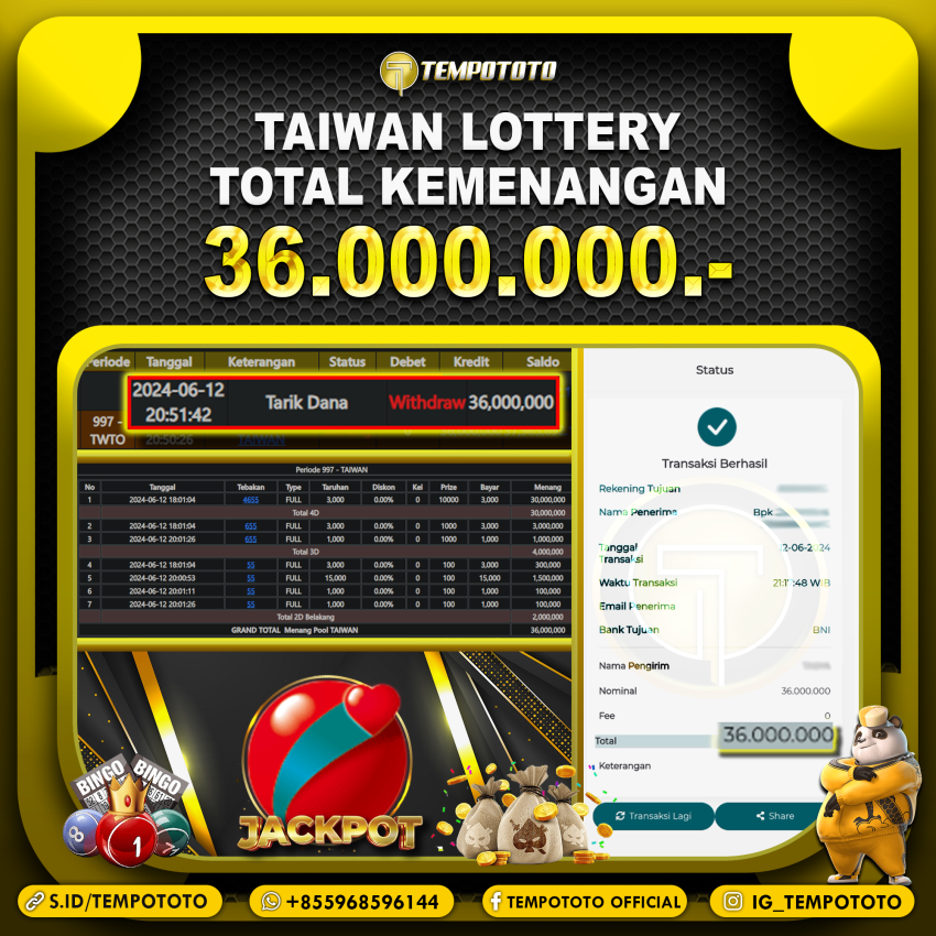 BUKTI JP TEMPOTOTO TOGEL