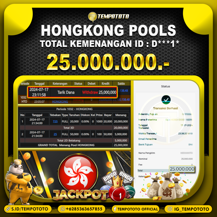 BUKTI JP TEMPOTOTO TOGEL