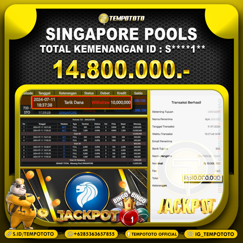 BUKTI JP TEMPOTOTO TOGEL