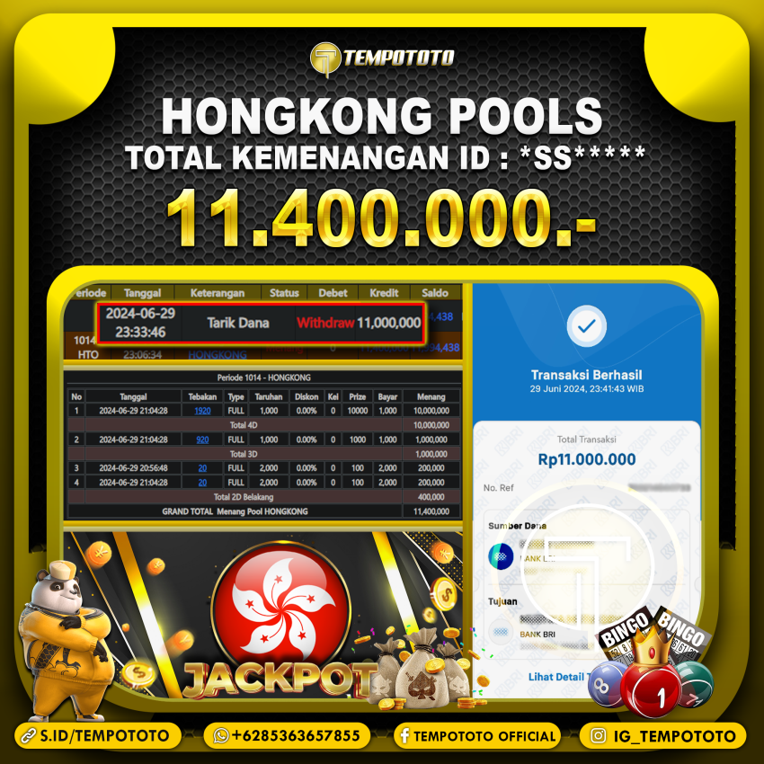 BUKTI JP TEMPOTOTO TOGEL