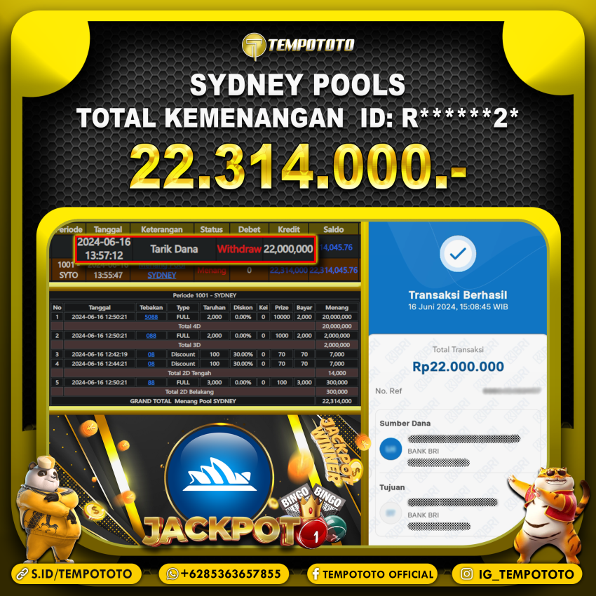 BUKTI JP TEMPOTOTO TOGEL