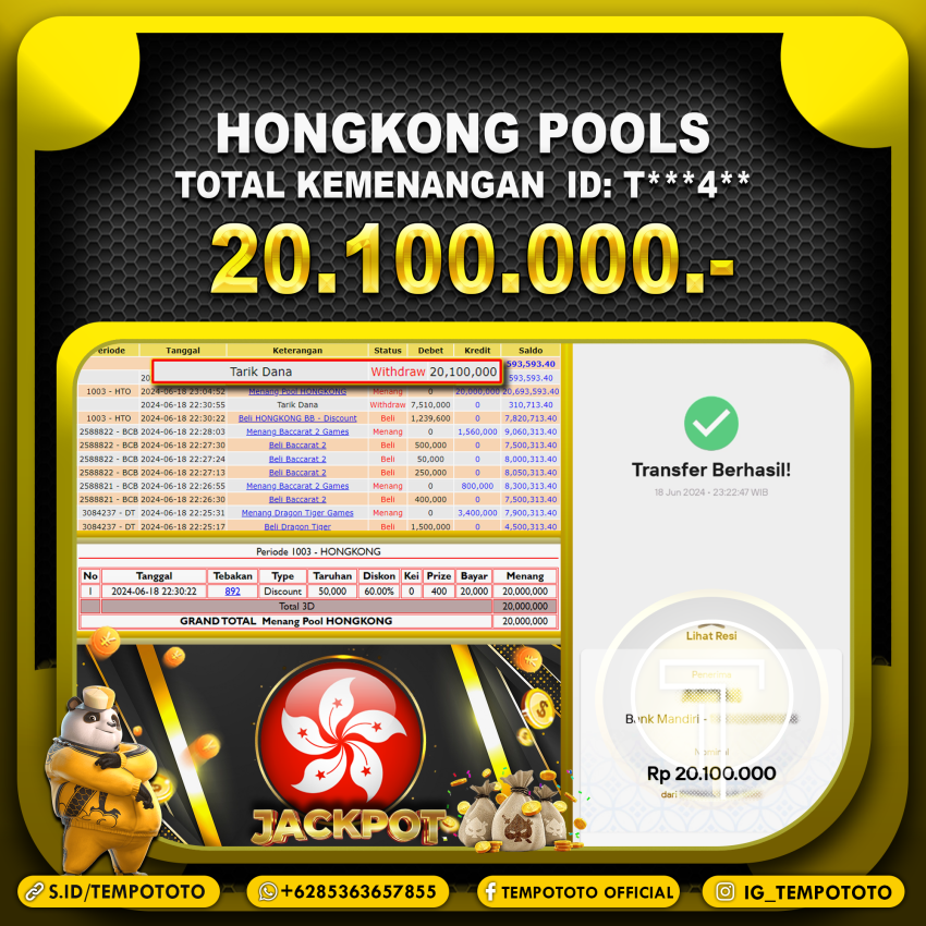 BUKTI JP TEMPOTOTO TOGEL