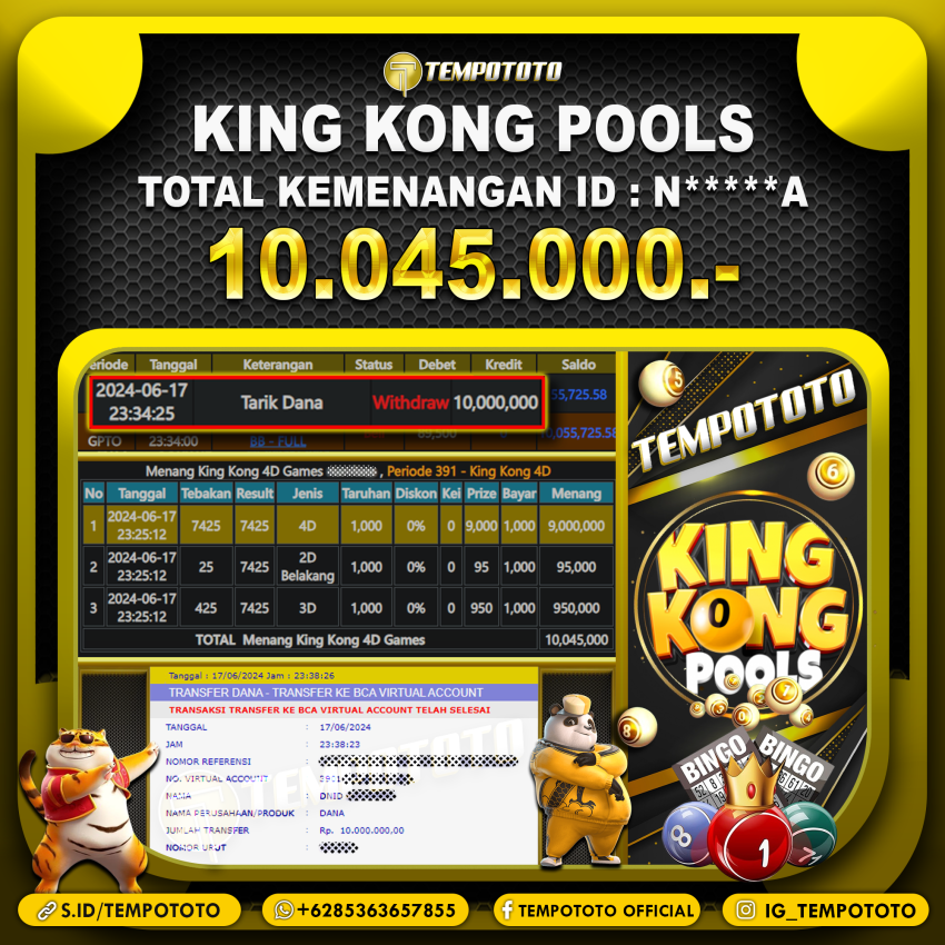 BUKTI JP TEMPOTOTO TOGEL