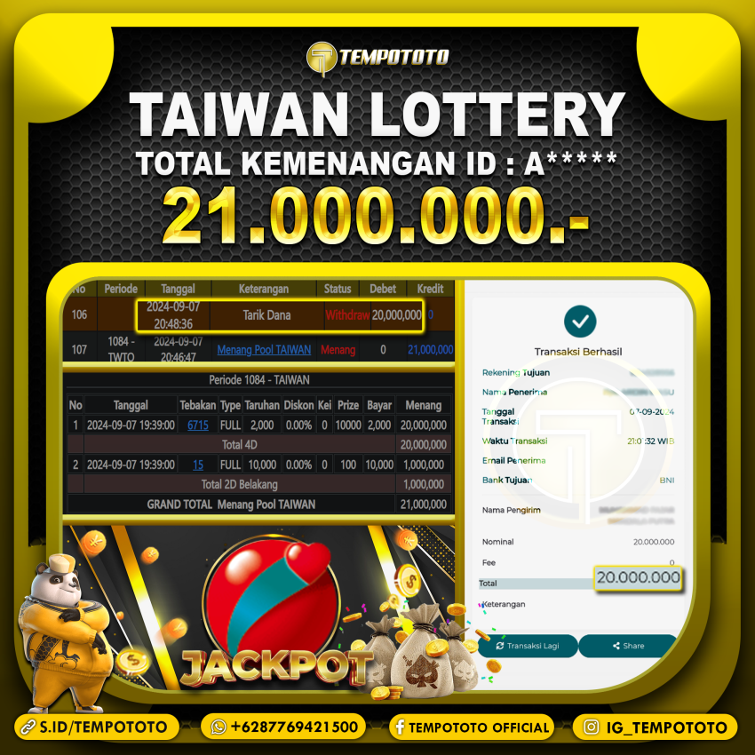 BUKTI JP TEMPOTOTO TOGEL