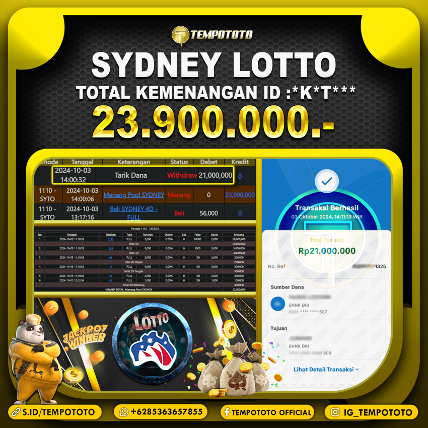 BUKTI JP TEMPOTOTO TOGEL