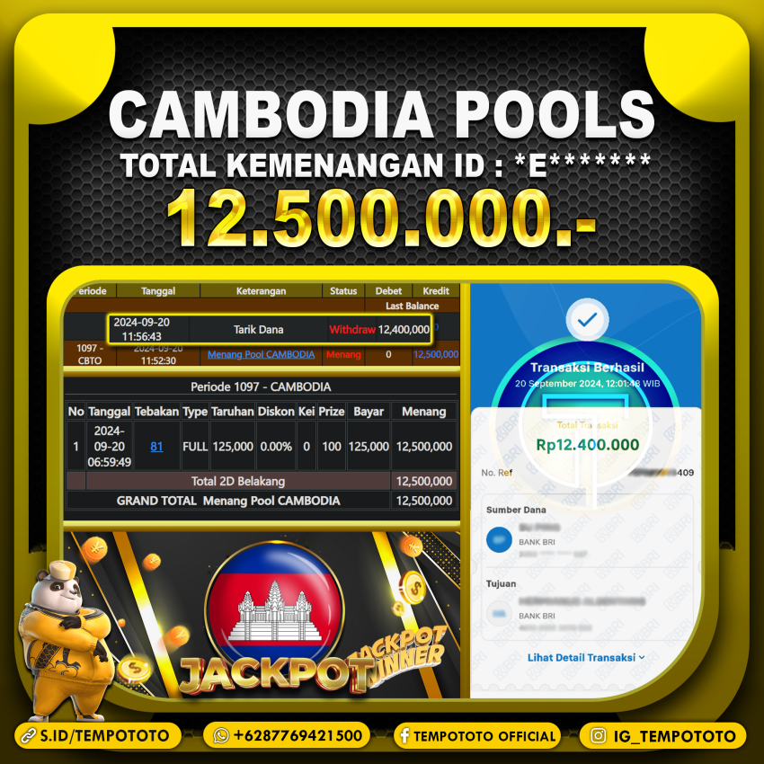 BUKTI JP TEMPOTOTO TOGEL