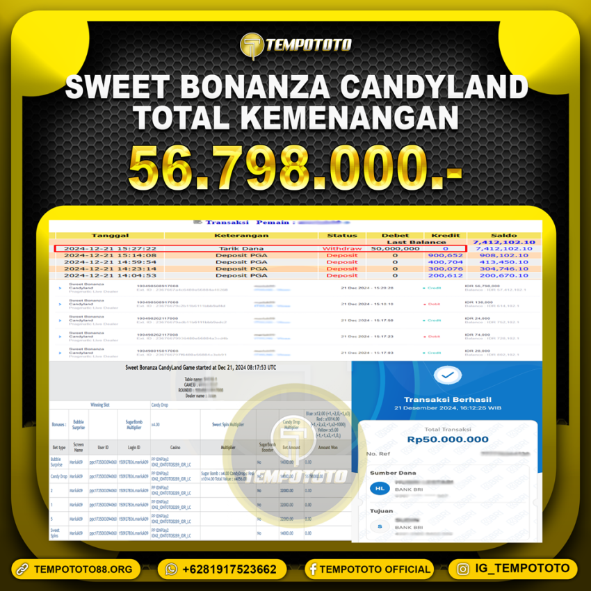 BUKTI JACKPOT TEMPOTOTO SLOT