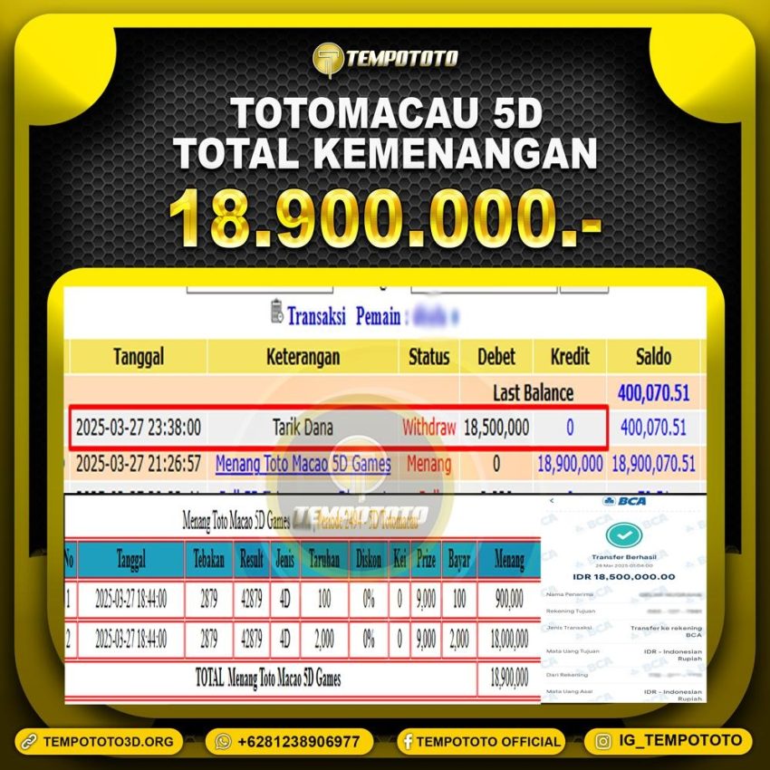 BUKTI JP TEMPOTOTO TOGEL