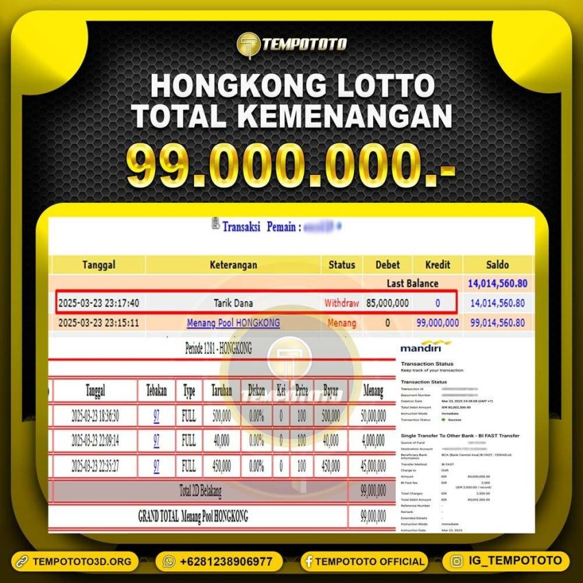BUKTI JP TEMPOTOTO TOGEL