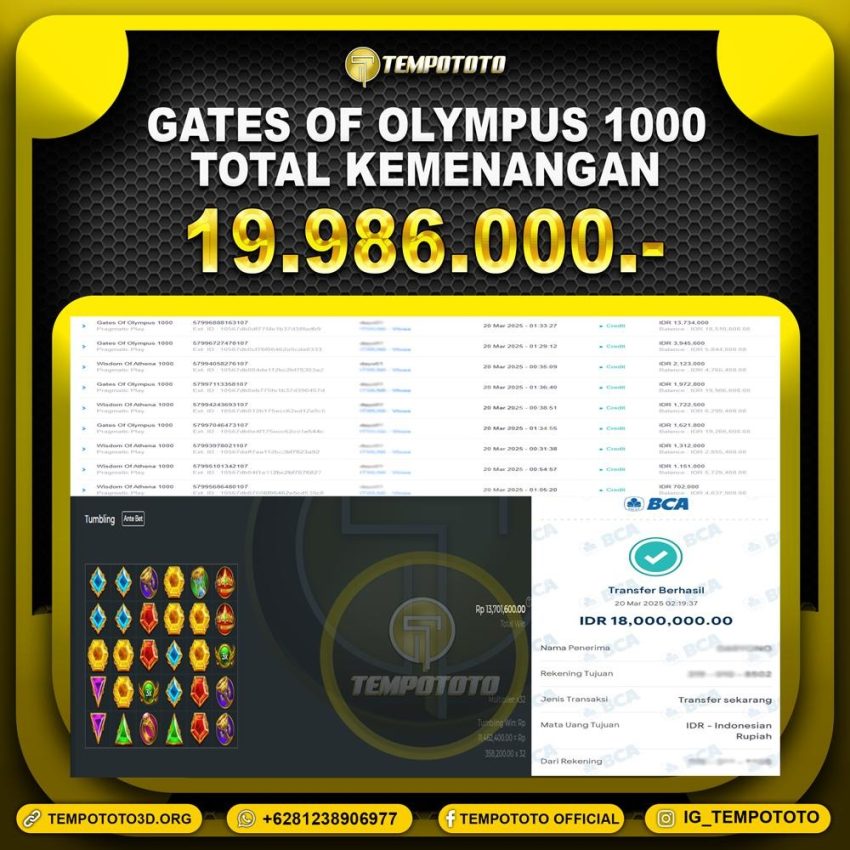 BUKTI JACKPOT TEMPOTOTO SLOT