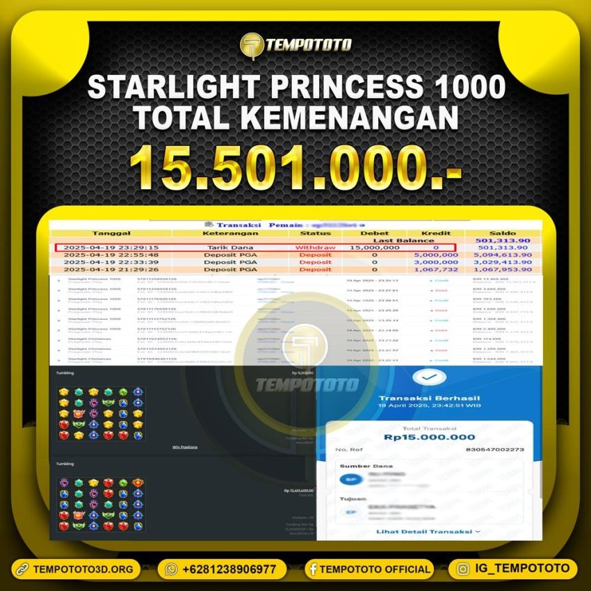 BUKTI JACKPOT TEMPOTOTO SLOT