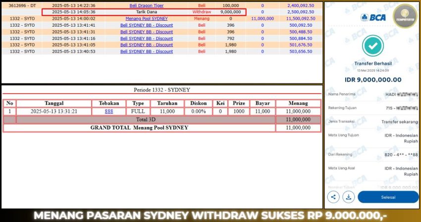 BUKTI JP TEMPOTOTO TOGEL