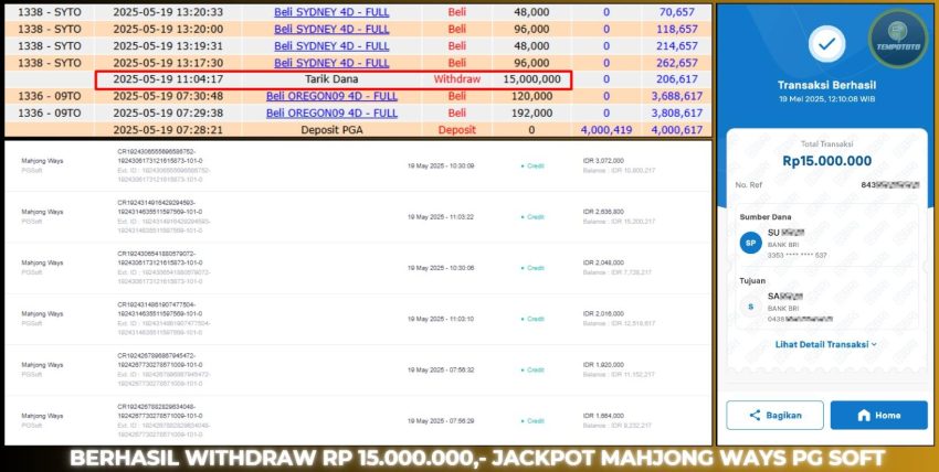 BUKTI JACKPOT TEMPOTOTO SLOT