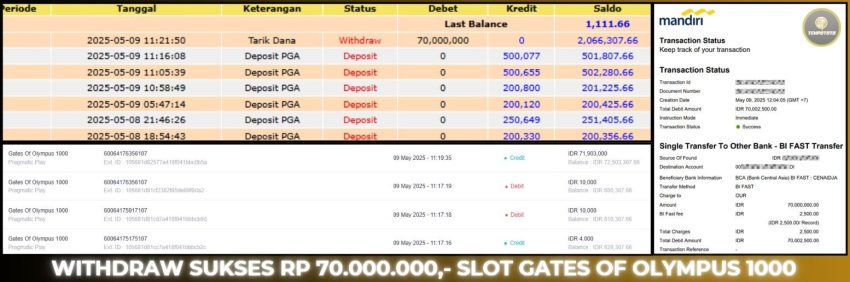 BUKTI JACKPOT TEMPOTOTO SLOT