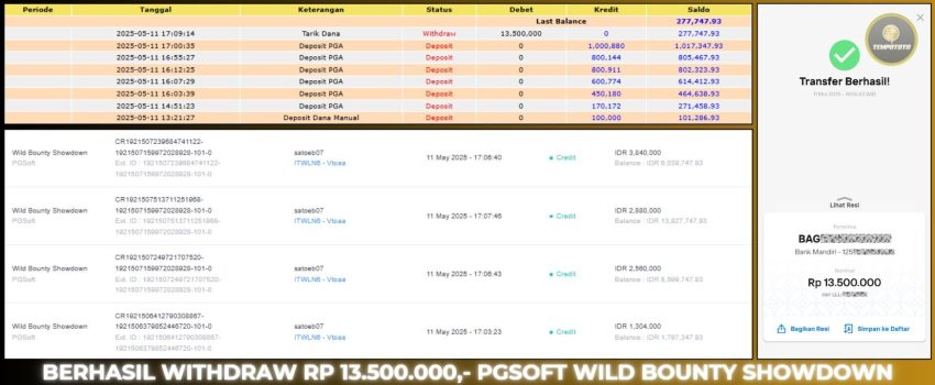 BUKTI JACKPOT TEMPOTOTO SLOT