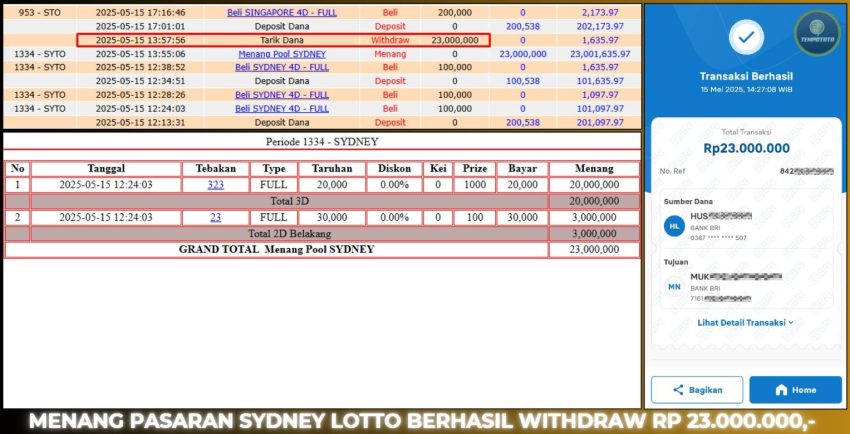 BUKTI JP TEMPOTOTO TOGEL