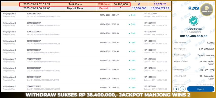 BUKTI JACKPOT TEMPOTOTO SLOT