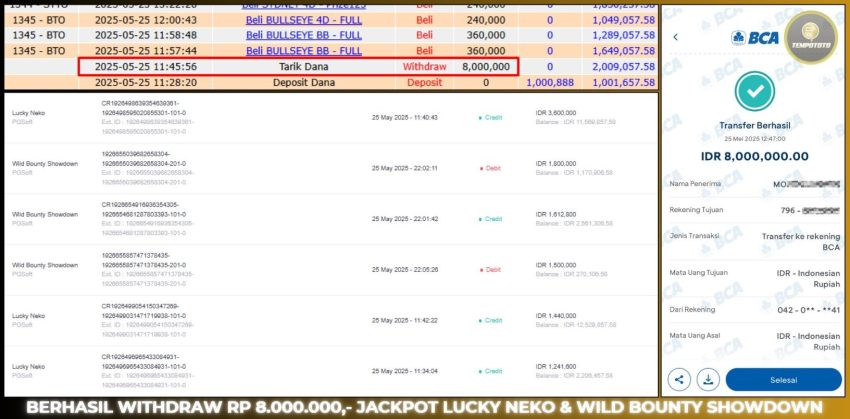 BUKTI JACKPOT TEMPOTOTO SLOT