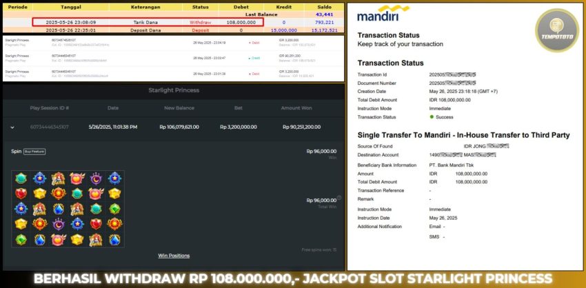 BUKTI JACKPOT TEMPOTOTO SLOT