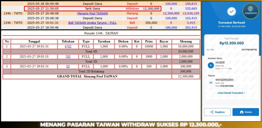 BUKTI JP TEMPOTOTO TOGEL