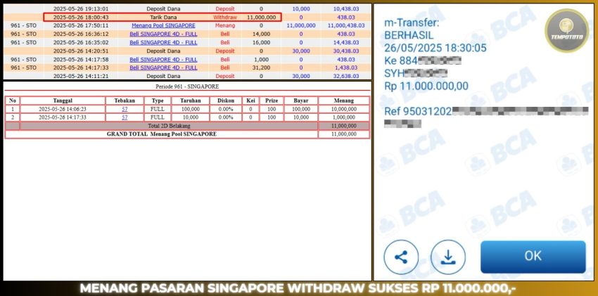 BUKTI JP TEMPOTOTO TOGEL