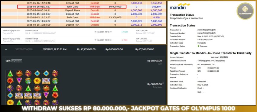 BUKTI JACKPOT TEMPOTOTO SLOT