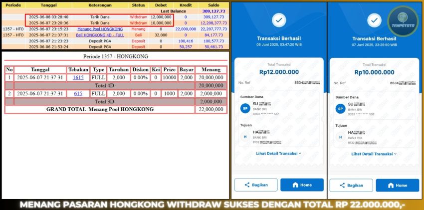 BUKTI JP TEMPOTOTO TOGEL