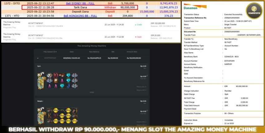 BUKTI JACKPOT TEMPOTOTO SLOT