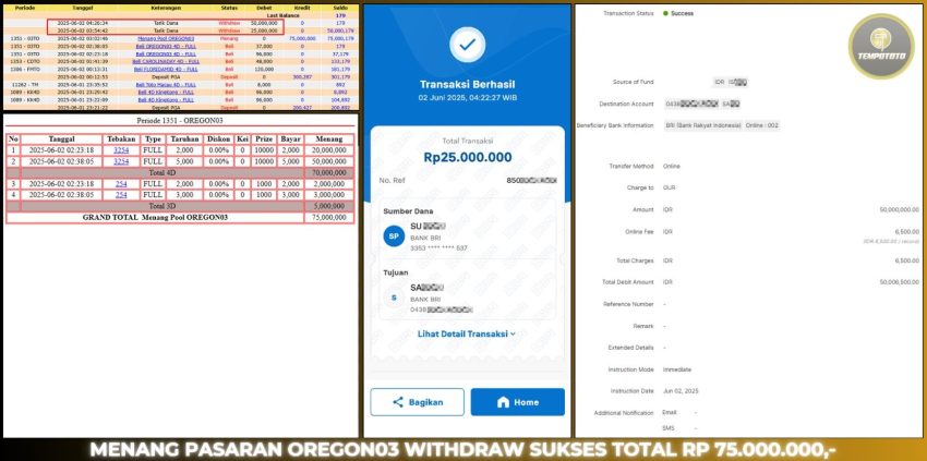 BUKTI JP TEMPOTOTO TOGEL
