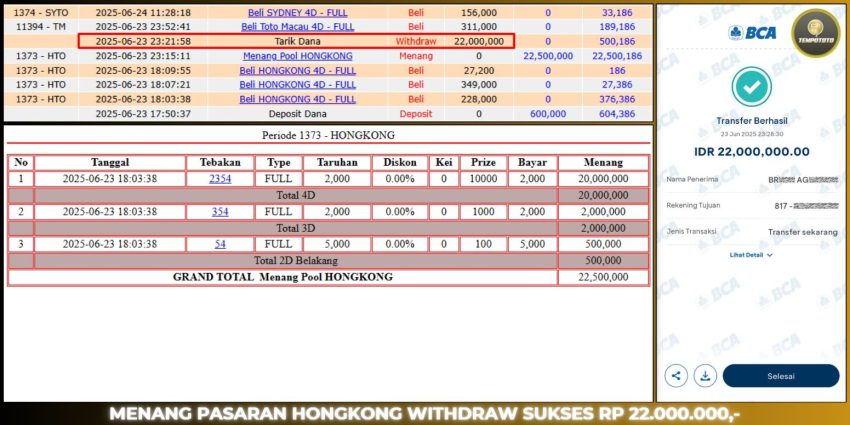 BUKTI JP TEMPOTOTO TOGEL