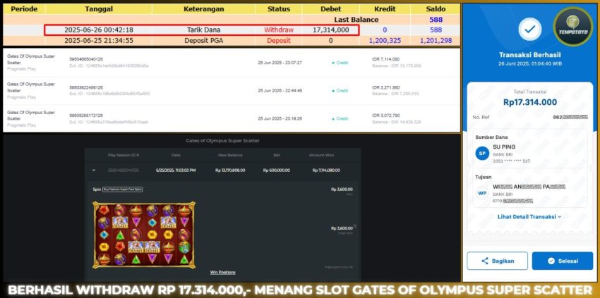 BUKTI JACKPOT TEMPOTOTO SLOT