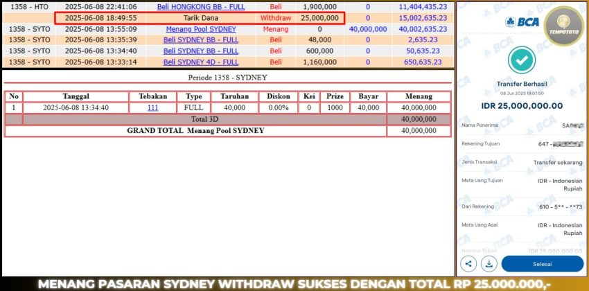 BUKTI JP TEMPOTOTO TOGEL