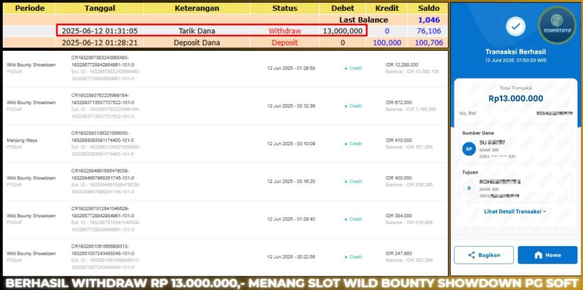 BUKTI JACKPOT TEMPOTOTO SLOT