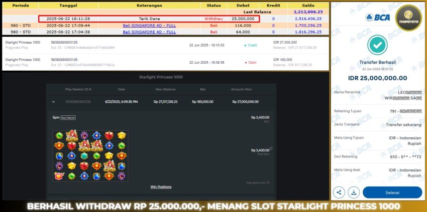 BUKTI JACKPOT TEMPOTOTO SLOT