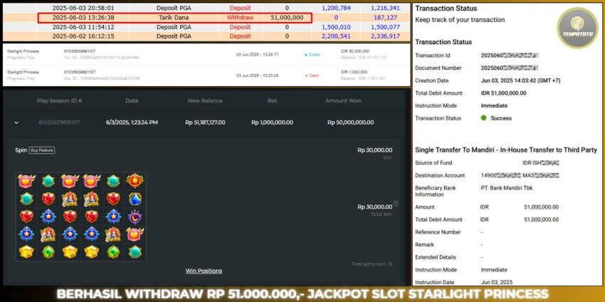 BUKTI JACKPOT TEMPOTOTO SLOT