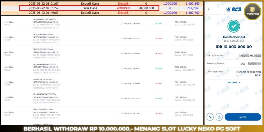 BUKTI JACKPOT TEMPOTOTO SLOT