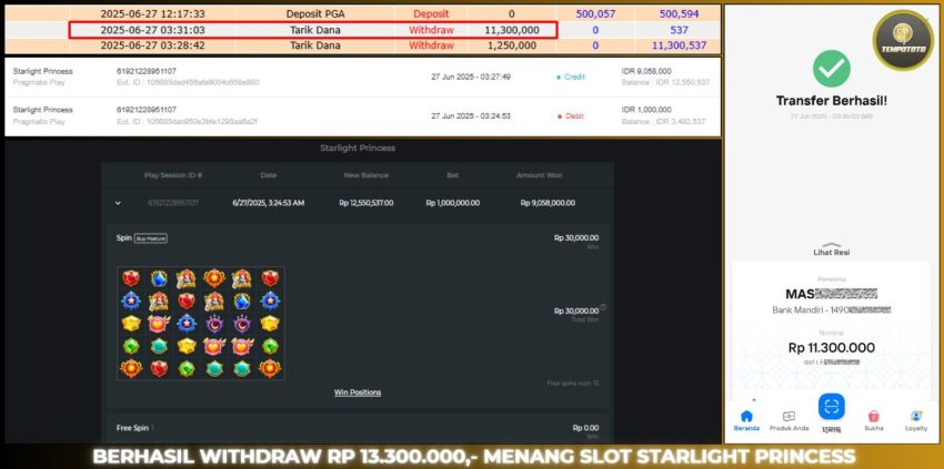 BUKTI JACKPOT TEMPOTOTO SLOT