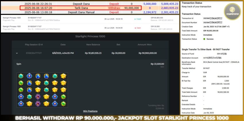 BUKTI JACKPOT TEMPOTOTO SLOT