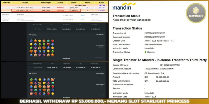 BUKTI JACKPOT TEMPOTOTO SLOT