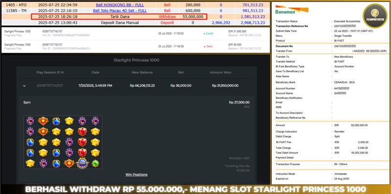 BUKTI JACKPOT TEMPOTOTO SLOT