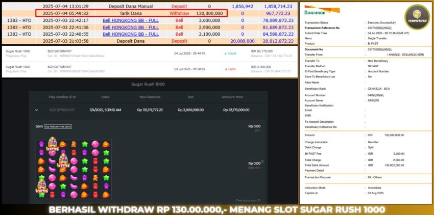 BUKTI JACKPOT TEMPOTOTO SLOT