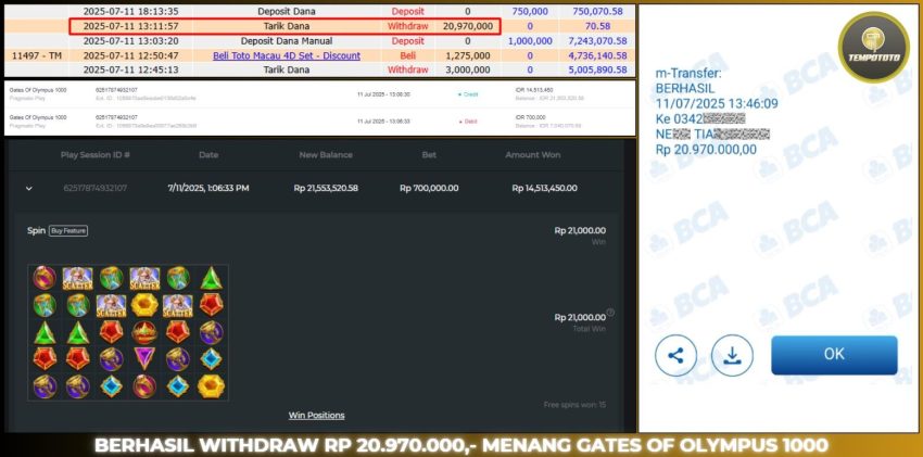 BUKTI JACKPOT TEMPOTOTO SLOT