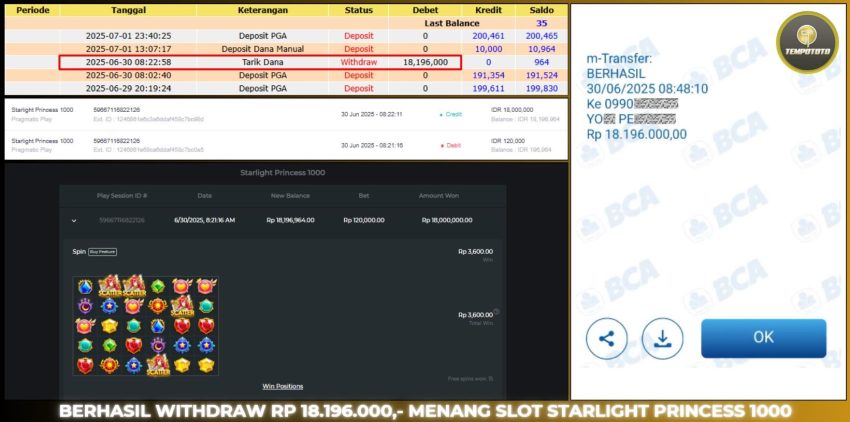 BUKTI JACKPOT TEMPOTOTO SLOT